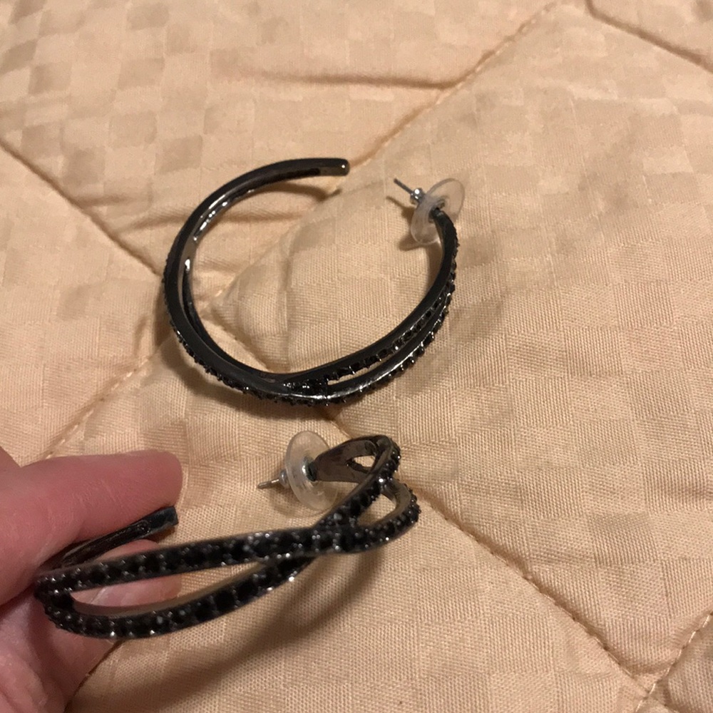 Black earrings